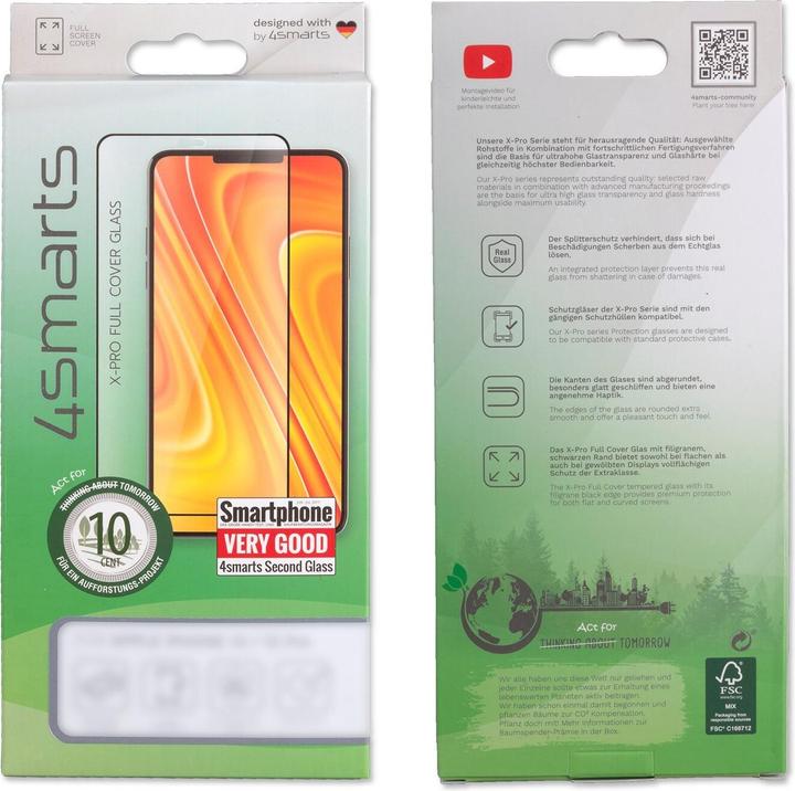 Actual product image 4smarts Screen protector Second Glass X-Pro Full Ultrasonix Galaxy S22+ (1 Piece, Samsung Galaxy S22+)