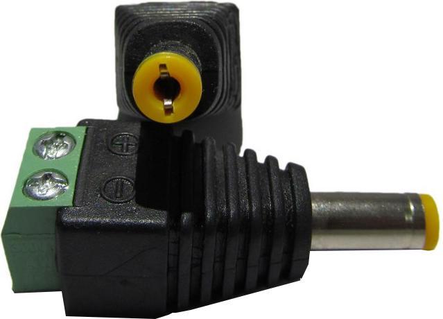 Actual product image OEM DC Power Adapter Male 2.1mm Plug to Terminal Block