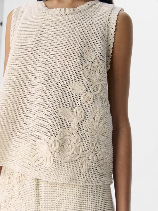 Image du produit Object Blumen Stricktop (XL)