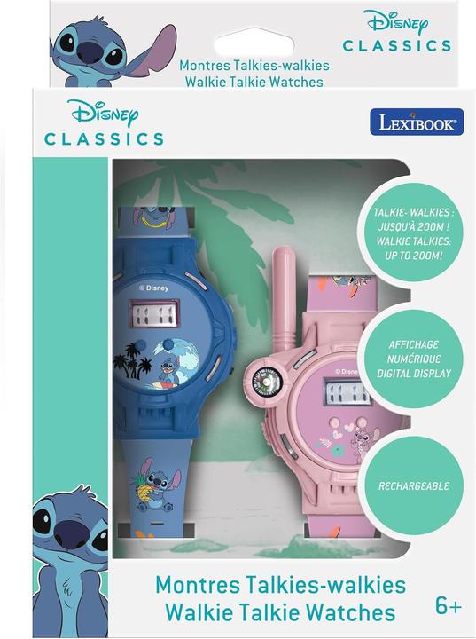 Produktbild Lexibook Stitch Walkie Talkie 2-in-1 Watches (DMWTW1D) (Multilingual)