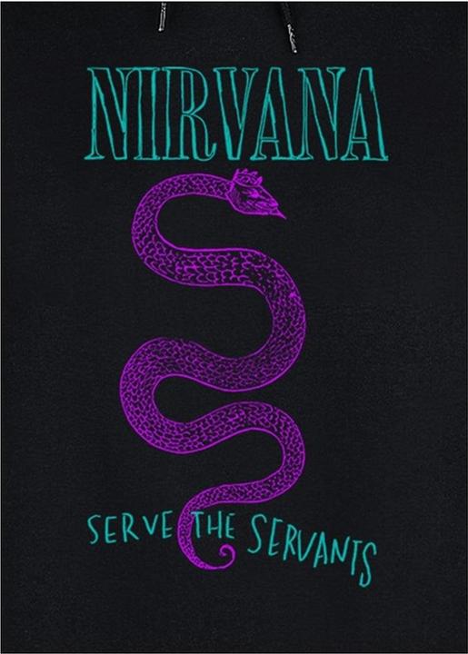 Actual product image Amplified Unisex Adult Serve The Serpents Nirvana Hoodie (S)