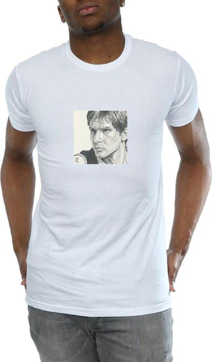 Immagine prodotto Star Wars Han Solo Drawing Maglietta Uomo (L)
