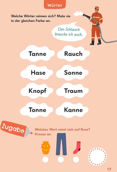 Image du produit Leserätsel für mutige Kinder - Polizei und Feuerwehr - Ab 6 Jahren (Allemand, Le coin de Janine, Ulrike Rogler, 2024)