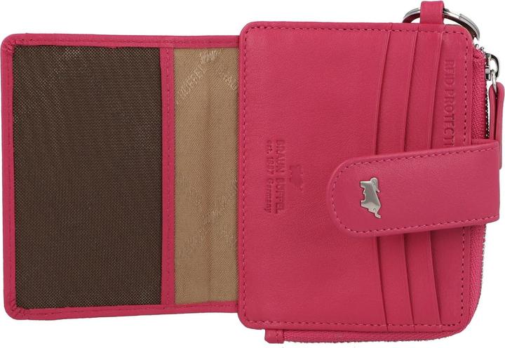 Produktbild Braun Büffel Joy Kreditkartenetui RFID Schutz Leder 11 cm