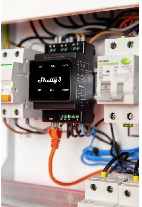 Produktbild Shelly Pro 3 (Schaltaktor)