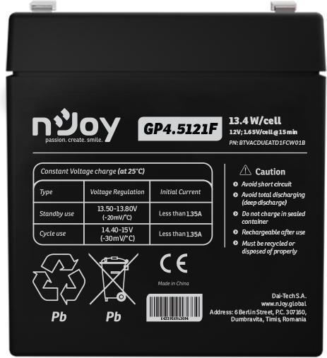 Actual product image Njoy GP4.5121F