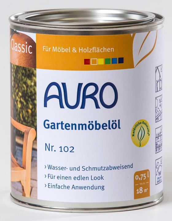 Image du produit AURO Huile pour meubles de jardin 102 (Bangkirai, 0.75 l)