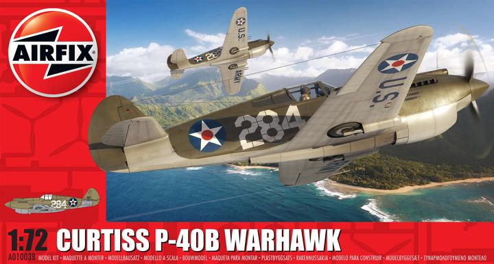 Produktbild Airfix Bausatz Curtiss P-40B Warhawk 1:72