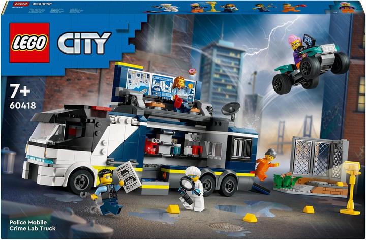 Produktbild LEGO Polizeitruck mit Labor (60418, LEGO City)