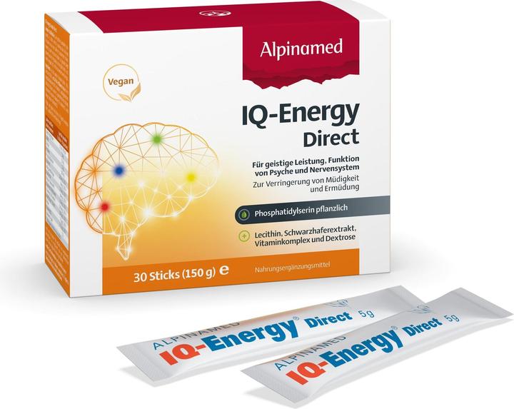 Immagine prodotto Alpinamed IQ-Energia (30 Pezzo/i, Polvere, Busta, 150 g)
