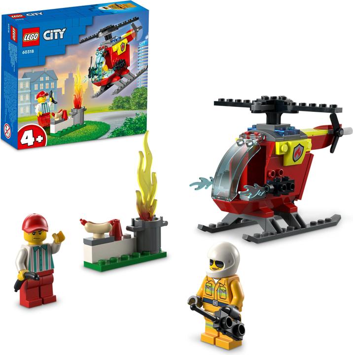 Produktbild LEGO Feuerwehrhubschrauber (60318, LEGO City)