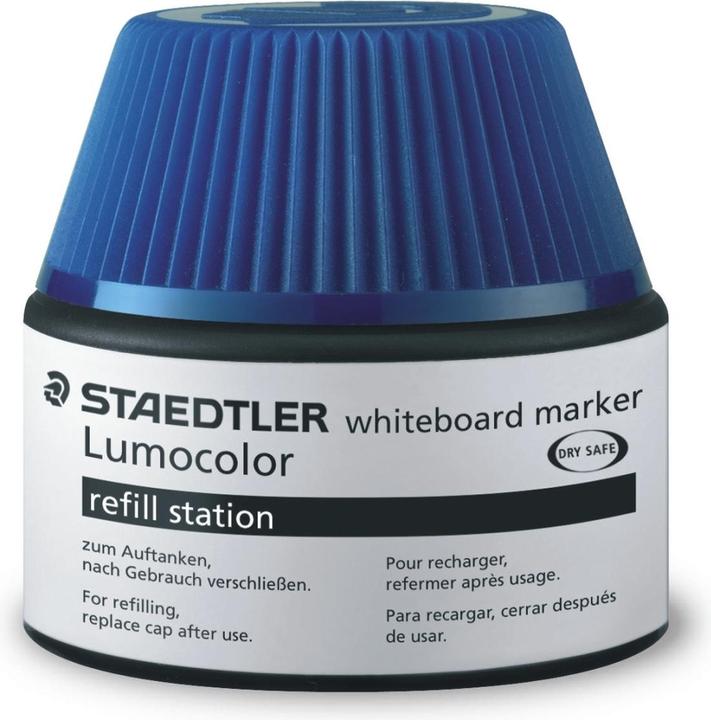 Produktbild Staedtler ® Nachfülltinte Marker Lumocolor® refill station Flasche blau 20ml (Blau, 4 x)
