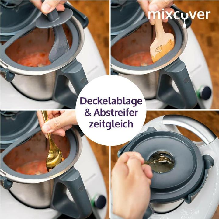 Produktbild Mixcover Deckelhalter und Abstreifhilfe kompatibel mit Thermomix TM6 TM5 TM31