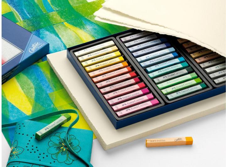 Image du produit Faber-Castell Craies pastel douces (Multicolore, 36 x)