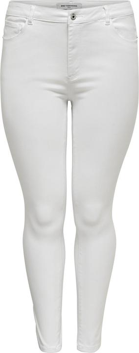 Only Weisse Curvy CarAugusta HW Skinny Fit Jeans