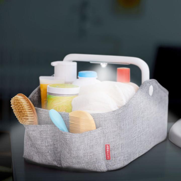 Produktbild Skiphop Light Up Diaper Caddy- Oat