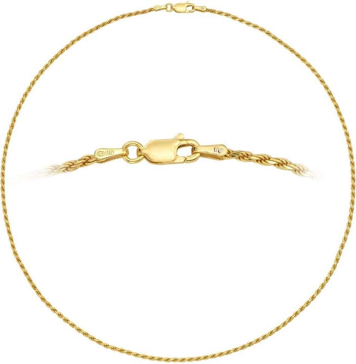 Produktbild Bijouteria Silber-Halskette (Silber 925, Gold-Beschichtung (vergoldet), 45 cm)