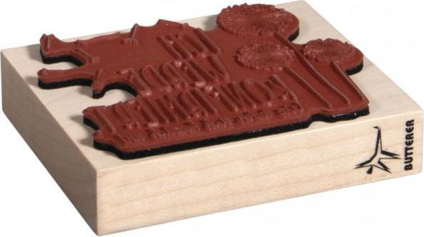 Actual product image Rayher Stamp "I am being confirmed", 7x9 cm