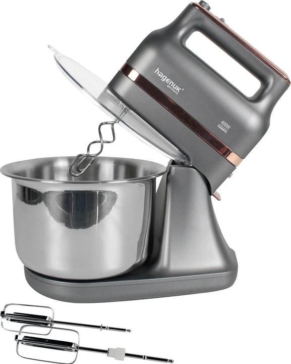Actual product image hagenuk Turbo-Handrührgerät mit 3,5L Edelstahl-Rührschüssel (400 W)