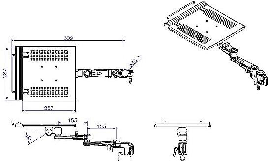 Produktbild Lindy Modularer Notebookhalter