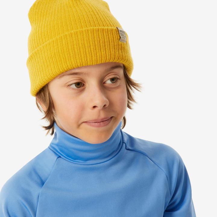 Produktbild Wedze Skiunterwäsche Funktionsshirt Kinder hoher Kragen - BL 500 blau (116)