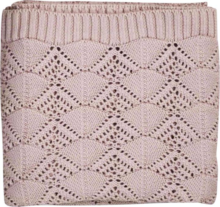 Image du produit Love Kids Couverture bébé, Vintage Gris chaud, tricotée (68 x 70 cm)