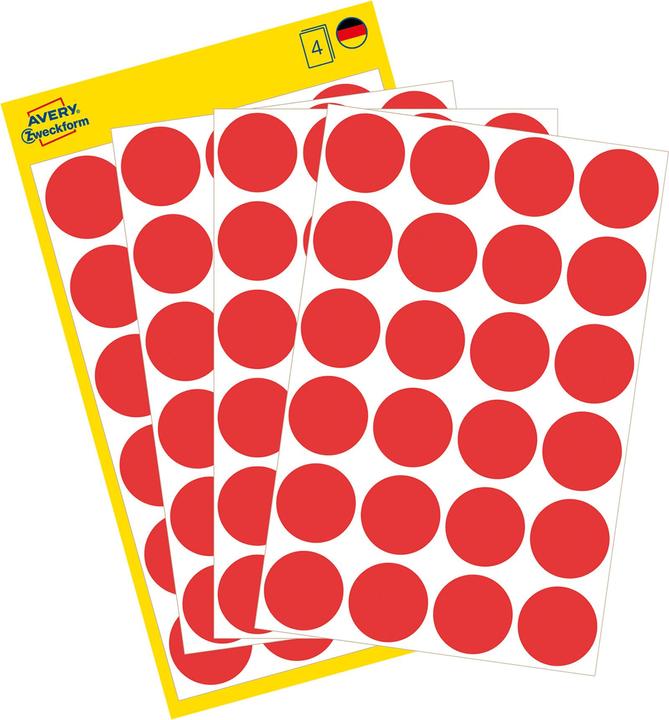 Actual product image Avery Removable marking points