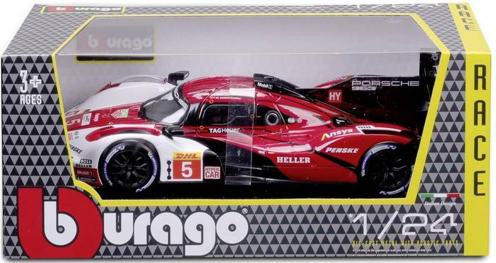 Actual product image Bburago Porsche 963 LeMans '23 #5 1:24 scale model car