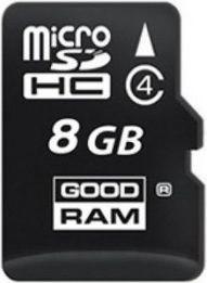 Image du produit Goodram Micro SDHC 8GB (8 Go, microSDHC, U3, UHS-I)