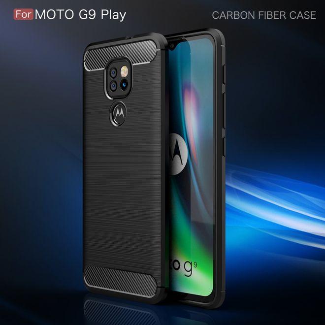 Produktbild MU Style Carbon Fiber TPU Softcase Series (Motorola Moto G9 Play)