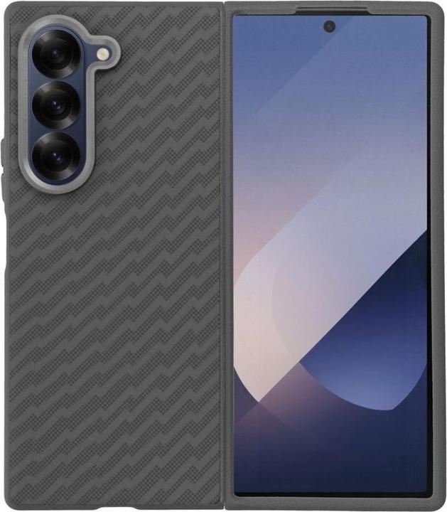 Actual product image OEM Back panel cover Case SBR4 for SAMSUNG Galaxy Z FOLD 6 black (Galaxy Z Fold 6)
