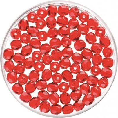Actual product image Glorex Glass cut beads 4mm 100pcs