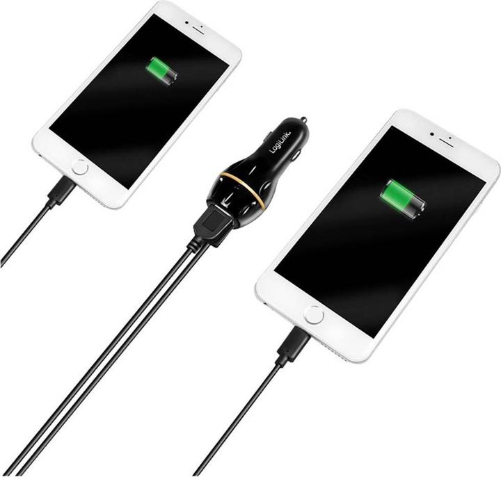 Image du produit LogiLink Alimentation USB pour voiture