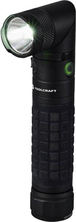 Produktbild Toolcraft LED Handlampe mit Magnethalterung, verstellbar, mit Gürtelclip, Grosse (17 cm, 3000 lm)