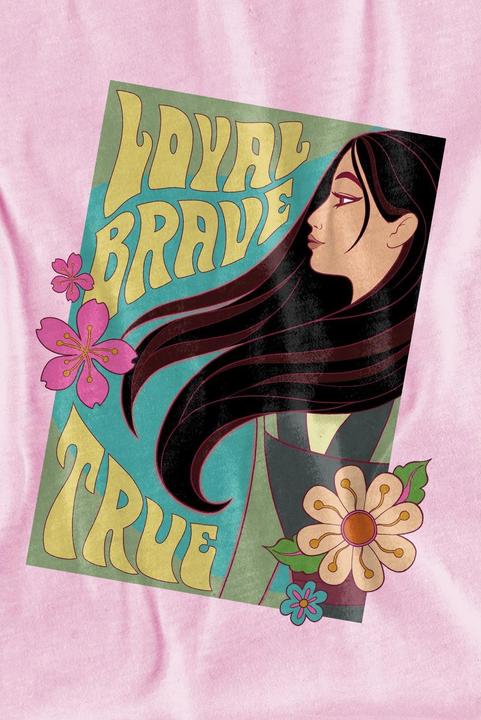 Image du produit Mulan - T-shirt LOYAL BRAVE TRUE - Enfant (116)