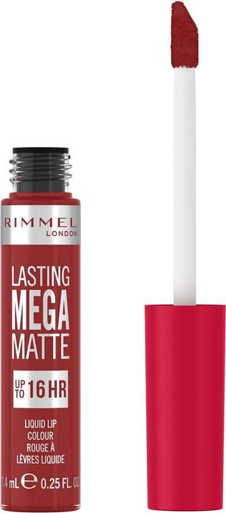 Actual product image Rimmel London Lasting Mega Matte Liquid Lip Colour (500 Fire Starter)