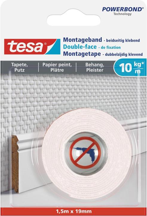 Actual product image tesa wallpaper&plaster (19 mm)