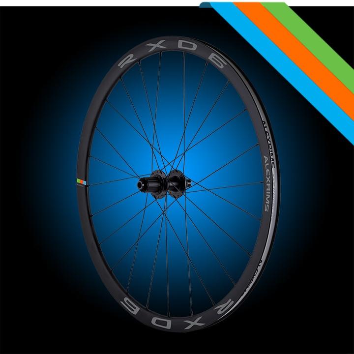Alexrims RXD6, 700C, Stożek 30 mm, tubeless Ready, Disc -Mangel ist, starr f12x100/r12x142, Waga 199 (Laufradsatz, 28")