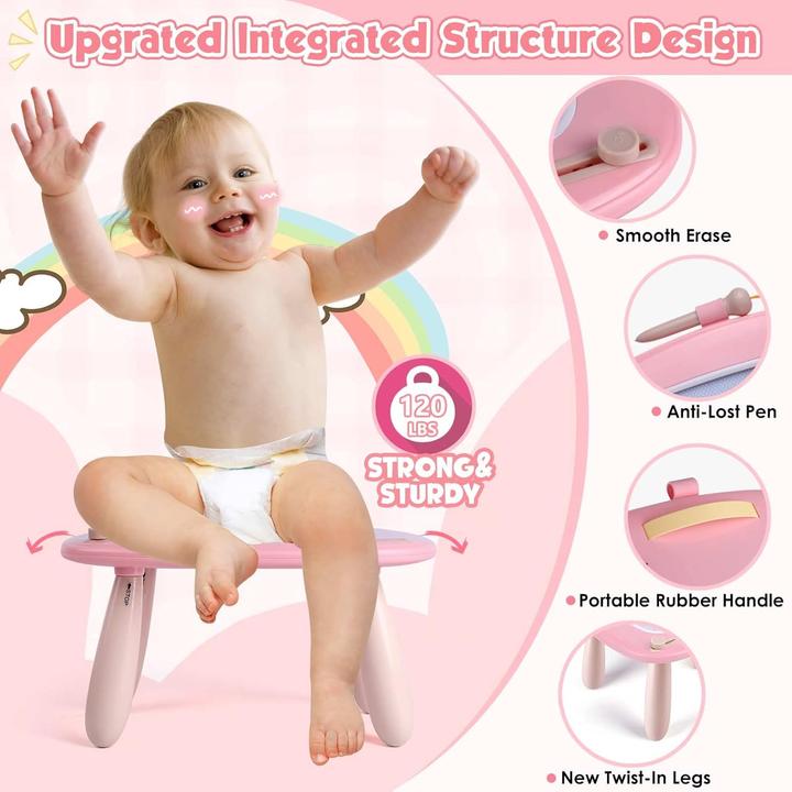 Actual product image Activity Board Magnetic Painting Board Magic Board for Kids, Colourful Erasable Magnetic Board Drawing Board with