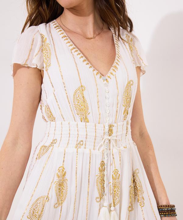 Produktbild Joe Browns Summer Evening Cap Sleeve Shirred Waist Crinkle Dress (18)