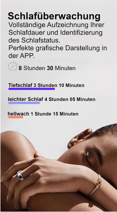 Produktbild Felixx Smart Ring SR6 (10, Schwarz)