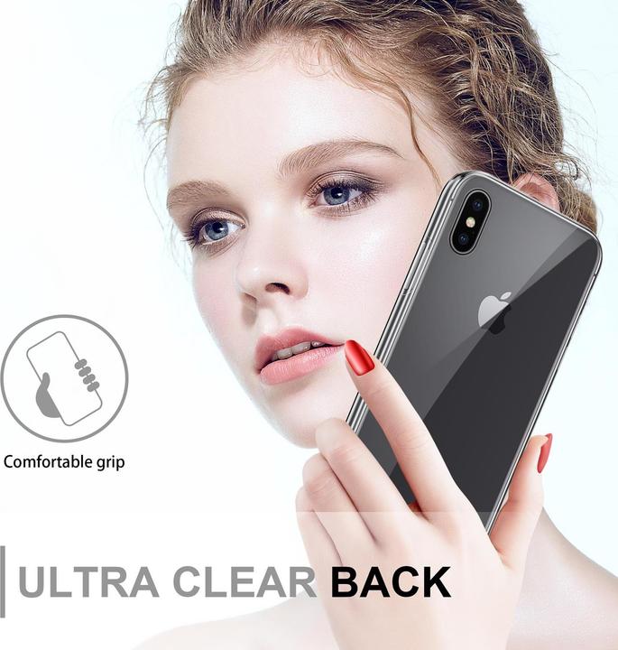 Productafbeelding Cadorabo TPU 360 graden hoesje (Apple iPhone X)