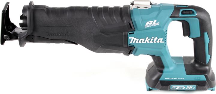 Produktbild Makita DJR 360 M Akku Reciprosäge 36V ( 2x18V ) Brushless Säbelsäge + 2x 4,0 Ah Akku - ohne