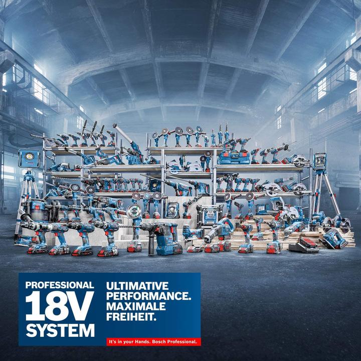 Produktbild Bosch Professional Akku-Drehschlagschrauber GDS 18V-1050 H, 2 Akku ProCORE18V 5.5Ah, Ladg., L-BOXX (Akkubetrieb)