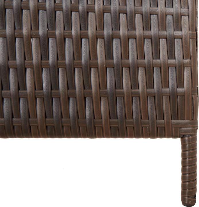 Produktbild VidaXL Paravent 3-tlg. Braun Poly Rattan,Farbe: Braun,Material: Poly