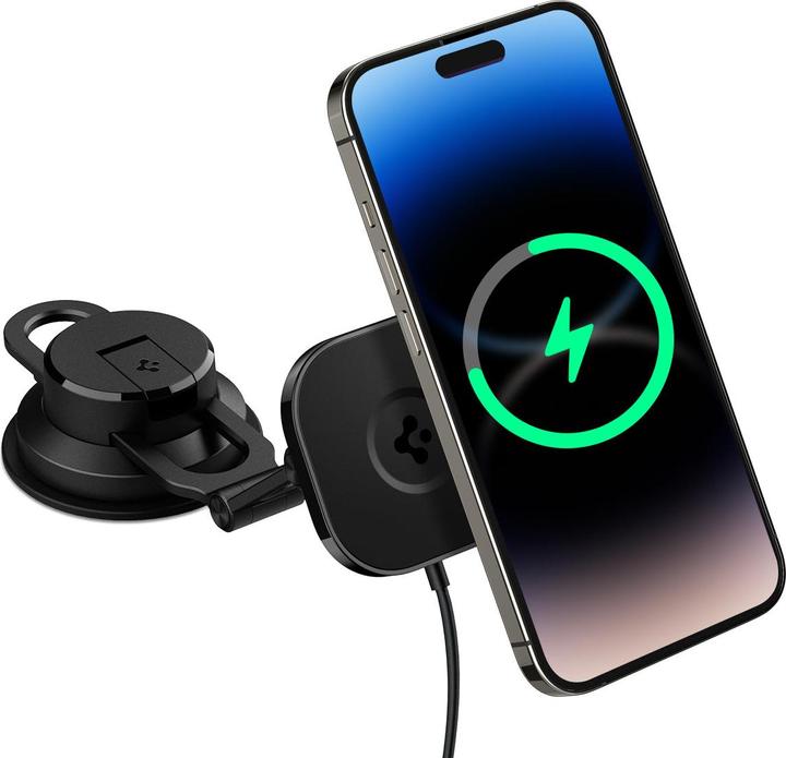 Produktbild Spigen Autohalterung Onetap Pro 3 ITS35W-3 DASH z QI 10W für iPhone mit Magsafe schwarz