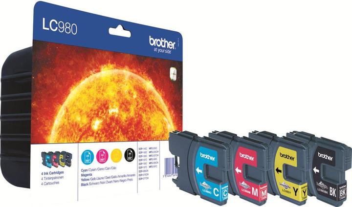 Produktbild Brother LC-980 Value Pack (M, BK, C, Y)