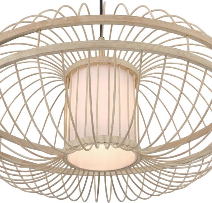 Actual product image Westinghouse Pendant lamp Tulcea Bamboo / Brass (E27)
