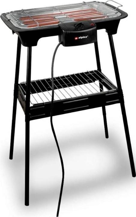 Image du produit Alpina Maschinen Gril électrique de table 2000W noir (2 kW)