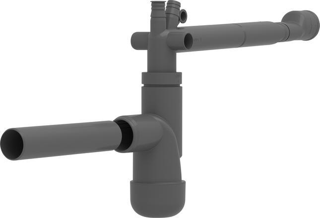 Image du produit Blanco Siphon peu encombrant | Peu encombrant | Pour chaque meuble bas | Combinable avec tous les éviers